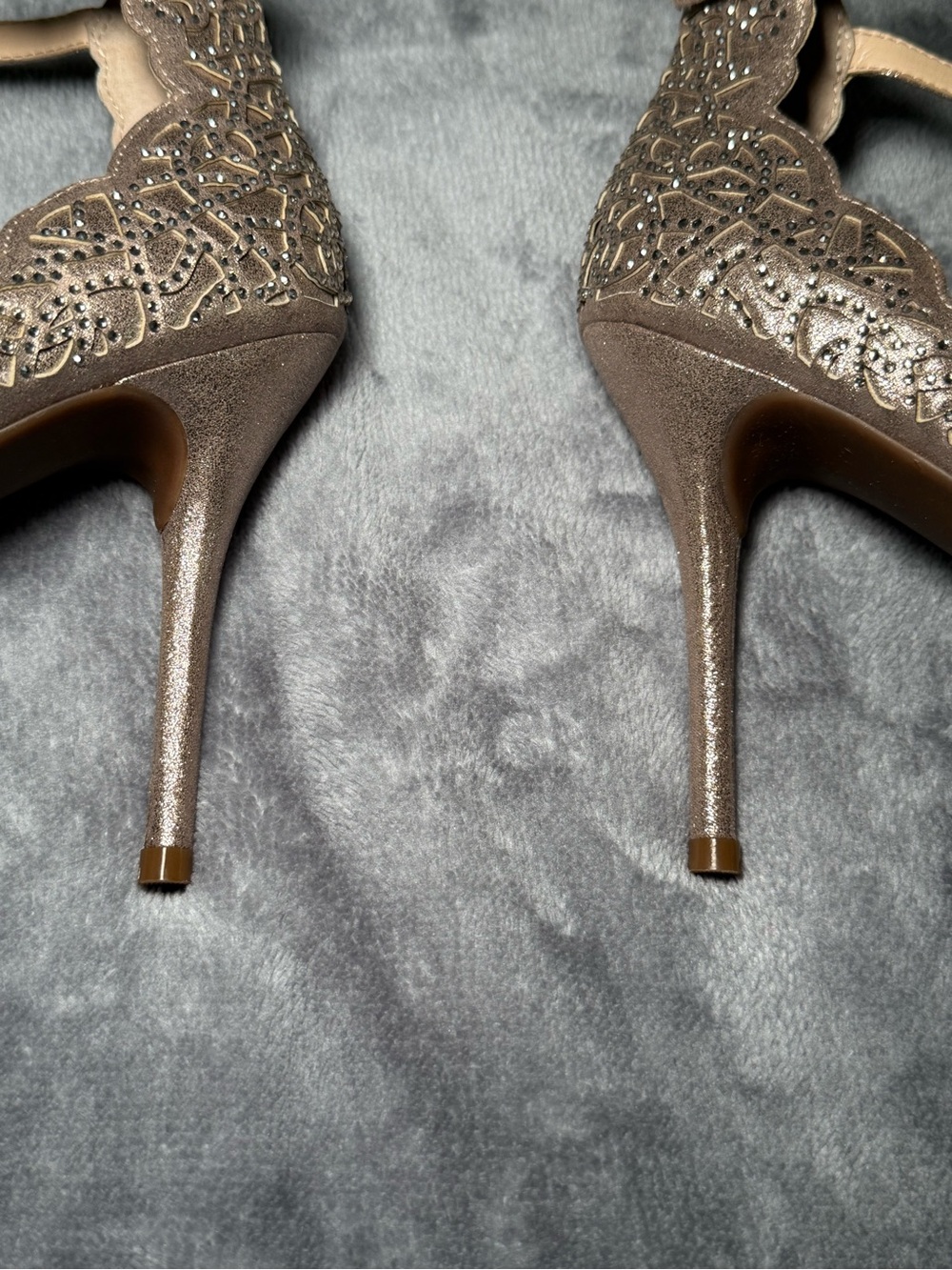 Jessica Simpson Bellona Heels - Taupe - Size 8.5 - Picture 10 of 12